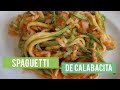 Spaguetti De Calabacita Con Salsa De Jitomate | Nutrireceta