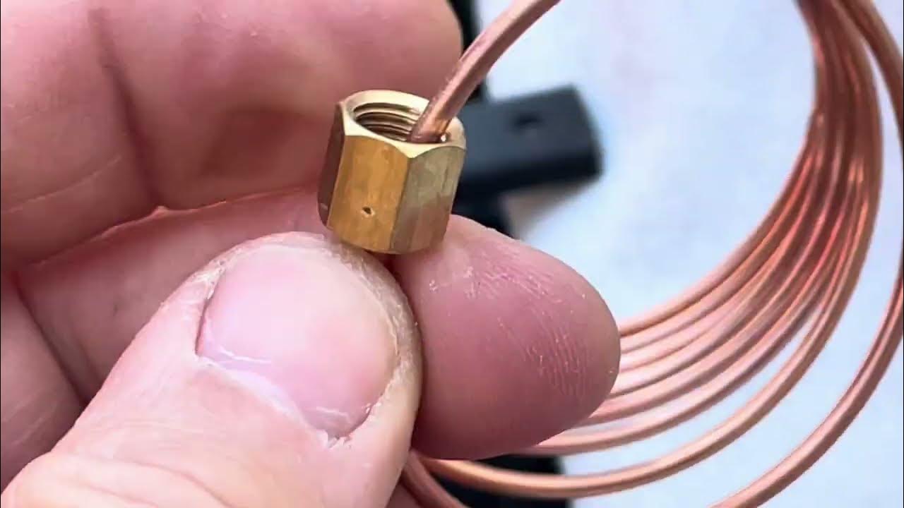 Copper Oil Pressure Line Installation YouTube