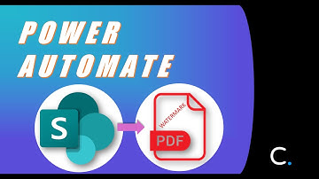 How to Watermark PDFs Attached to a SharePoint List using Power Automate