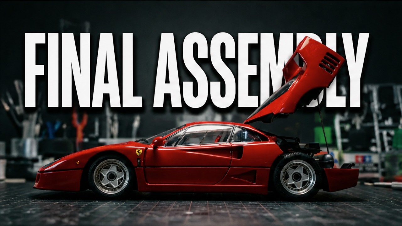 Ferrari F40 Model Build Complete | Watch the Final Details - YouTube