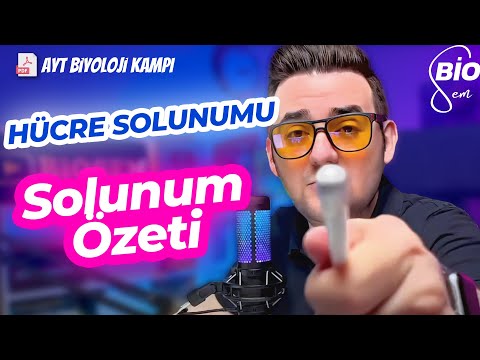 Hücresel Solunum -1 | Hücresel Solunum Özeti | Ayt Biyoloji Konu Anlatımı 12. Sınıf | 2024