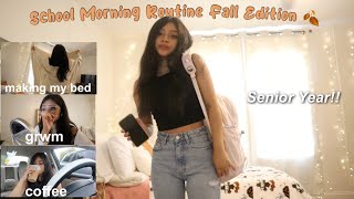 Fall School Morning Routine Senior Year 2023