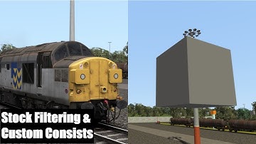 Stock Filtering & Custom Consists - TS2021 Scenario Tutorial