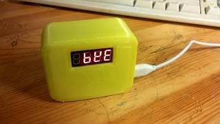 Little demo with 7 segment led display.