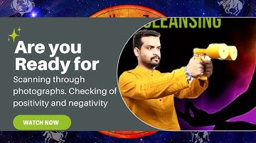 Photograph scanning through aura scanner||Negative and positive energy check by aura scanner