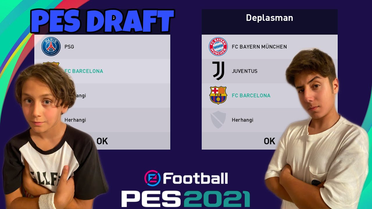 ABİMLE PES 2021 KAPIŞMASI !! (PESDRAFT)