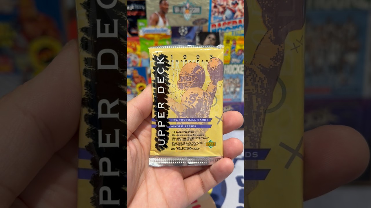 1993 NFL Upper Deck Hobby Pack Football Cards