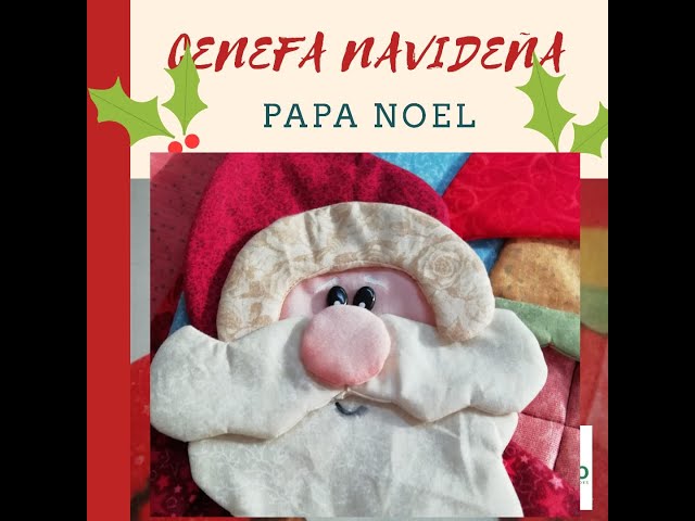 Cenefa Navideña Papa Noel con piccolo