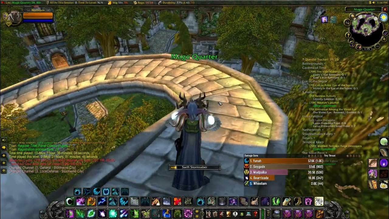 how to fly in stormwind wow tbc YouTube