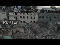 Azerbaijan: Drone footage shows Ganja shelling aftermath during ceasefire
