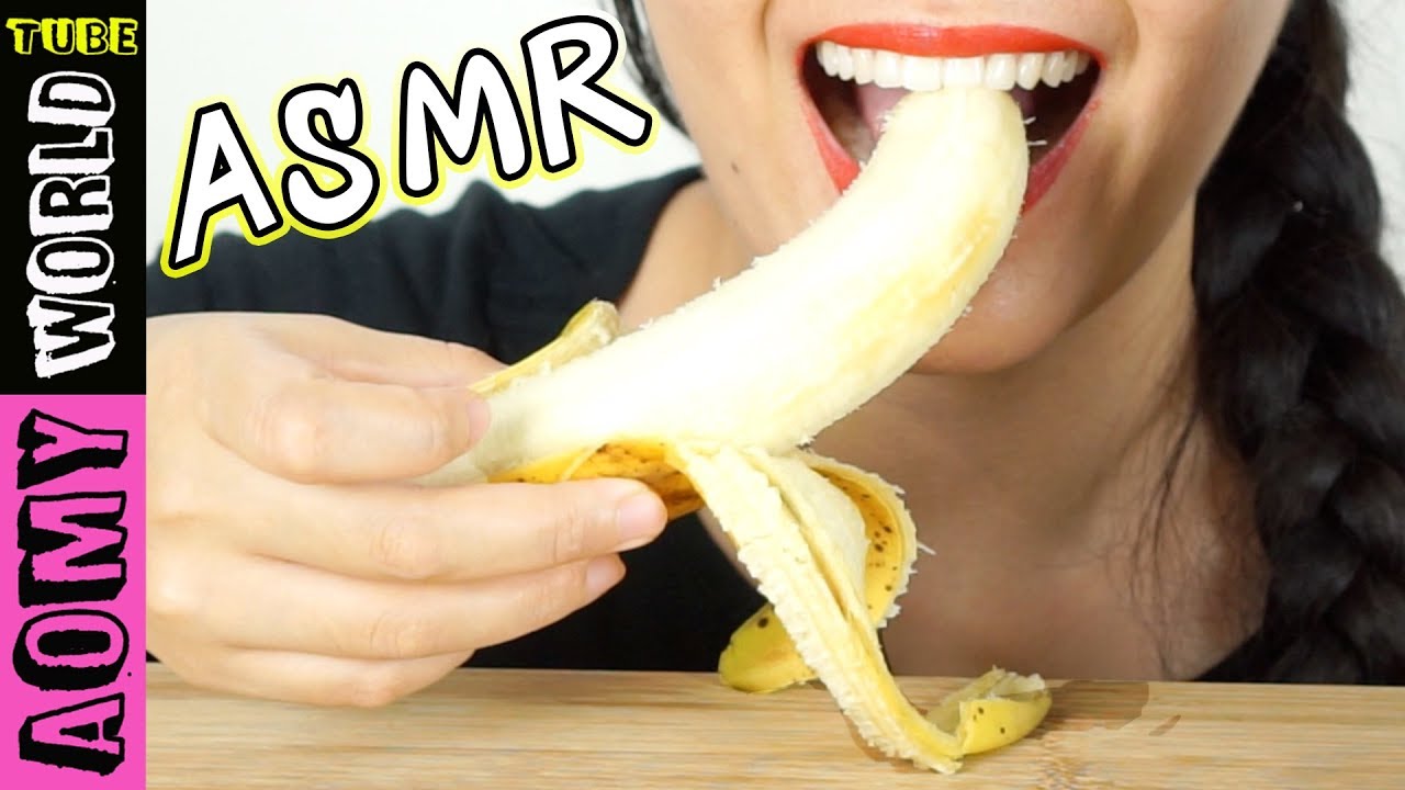 Asmr Banana Eating 🍌 Relaxing Eating Sounds No Talking Aomyworldtube Youtube