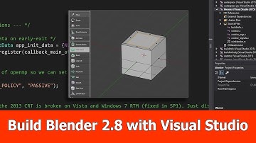 Build  Blender 2.8 for Windows With Visual Studio 2017