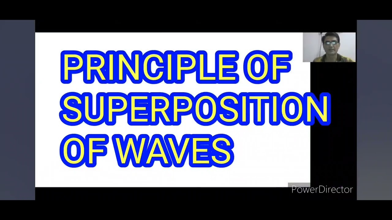 Principle of superposition of waves - YouTube