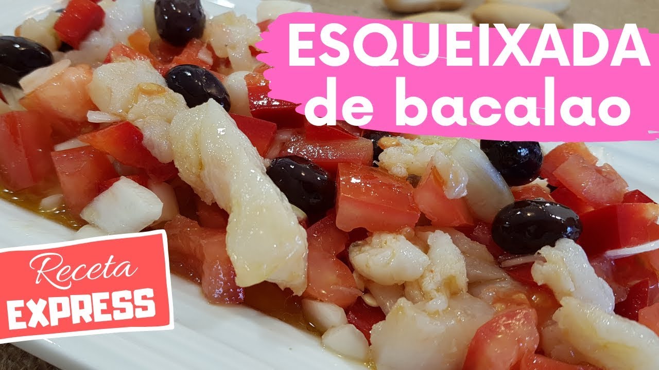 RECETA DE ESQUEIXADA DE BACALAO / MUY FÁCIL!!