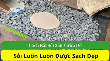 Hướng Dẫn Chi Tiết Cách Rải Sỏi Sân Vườn Sạch Đẹp | How to Gravel in Backyard