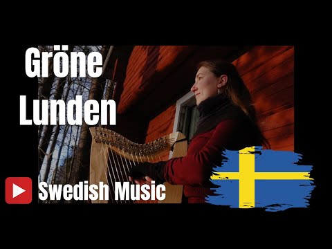 Gröne Lunden - Swedish music - Celtic Harp Video in Sweden