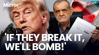 Trump SIGNS Iran deal to END WAR IN 60 DAYS but threatens ‘hell to pay' if ceasefire breaks