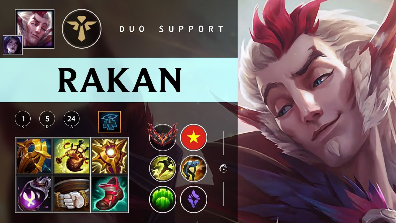 Rakan Support vs Tahm Kench - VN Grandmaster Patch 26.02