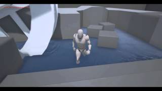 UE4 Dynamic Interactive Water Ripples