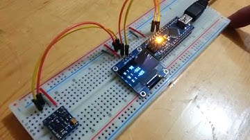 Arduino Nano + GY-271 (Digital Compass module) + OLED