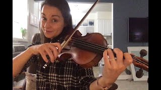 Essential Elements book 2 violin- G Major Scale #'s 14-17