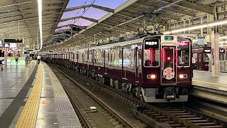 阪急8005f(検査明け&祇園祭HM付)川西能勢口発車