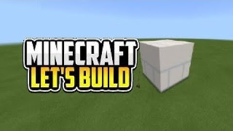 Building Every Block In Minecraft -  Quartz Bricks Trapdoor Tutorial