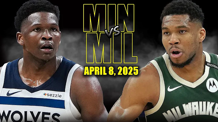 Minnesota Timberwolves vs Milwaukee Bucks Full Game Highlights - April 8, 2025 | NBA Regular Season
