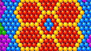 😼 Bubble Shooter Level 206-210 Gameplay 🎯 Easy Win Strategy | Android Bubble Shooter Game