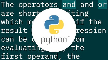 Python boolean expression and or