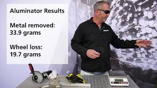 Aluminator   2 Minute Grinding Wheel Test