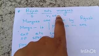 Active Voice To Pive Voice Explained In Telugu Dsc Sa 2 English Syllabus With Examples