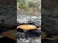 Life Is Short Love Deeply Outdoor Pizza Food Cooking Mountains River Mountainchef Pizza 