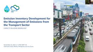 Famous Workshop on Emission Inventory Development for the Management of Emissions from the Transport Sector Profile
