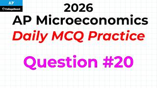 AP Microeconomics Daily MCQ Practice | Question #20: Complements and Substitutes | Think Econ