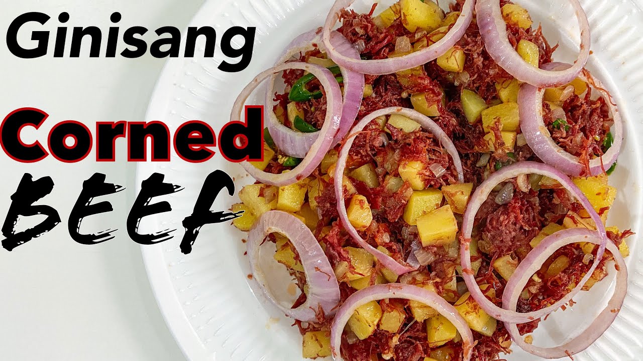 How to cook Corned beef Ginisang corned beef na may patatas