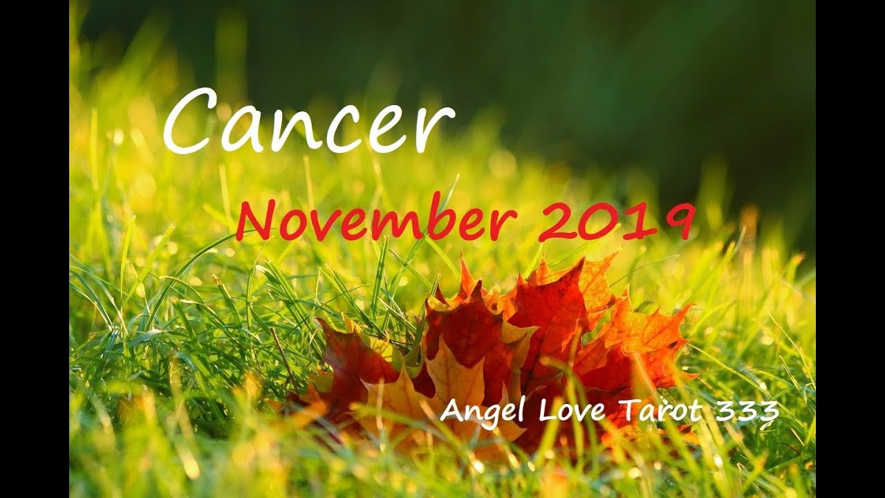 Cancer ♋️ 😇💖 They know it's true love.....November 2019 Tarot