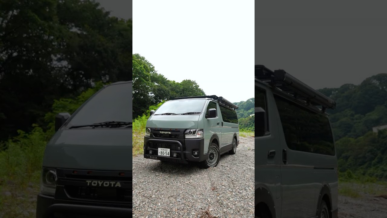 新型ハイエース9型 × 3列シート8人乗り キャンピングカー MONOBOX H-01