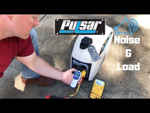 Pulsar Products PG2300is Inverter Generator Noise & Load Test