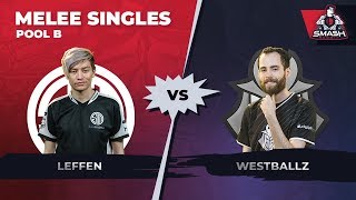 Leffen vs Westballz - Melee Singles: Pool A - Smash Summit 6