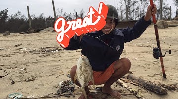 Hướng dẫn chi tiết cách câu biển bạt bãi và bài mồi câu biển hiệu quả đãlên cá chim biển to khủng p1