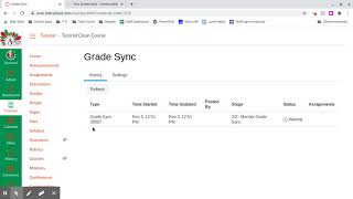 Grade Sync on Canvas