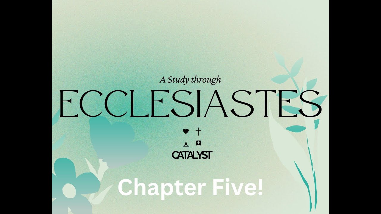 The book of Ecclesiastes Chapter 5 - YouTube