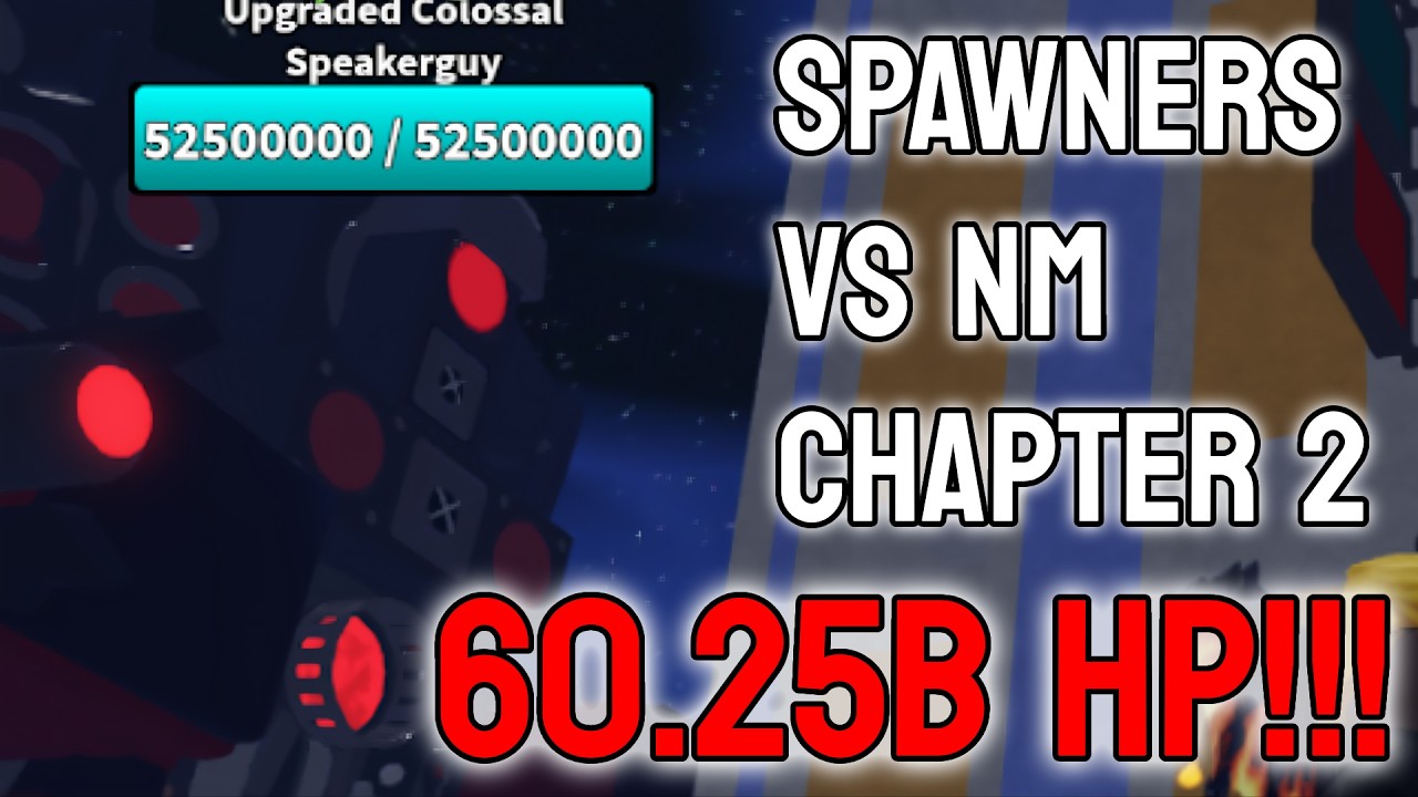 SPAWNERS VS NIGHTMARE CHAPTER 2 | Roblox Skibi defense