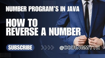 Reverse number program in java | ICSE computer application | Java program to reverse a number