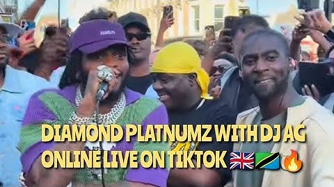 DIAMOND PLATNUMZ AKIWA UNITED KINGDOM 🇬🇧 NA DJ AG ONLINE LIVE TIKTOK 🔥🇹🇿🇬🇧
