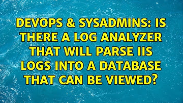 Is there a log analyzer that will parse IIS logs into a database that can be viewed?