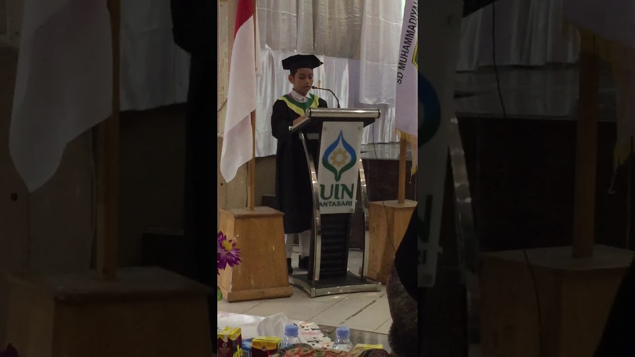 Pidato kelulusan siswa sekolah dasar - YouTube