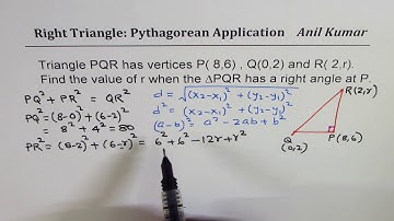 Find missing Coordinates of a right Triangle challenge question