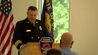 Eugene Springfield Fire Awards Ceremony 2021